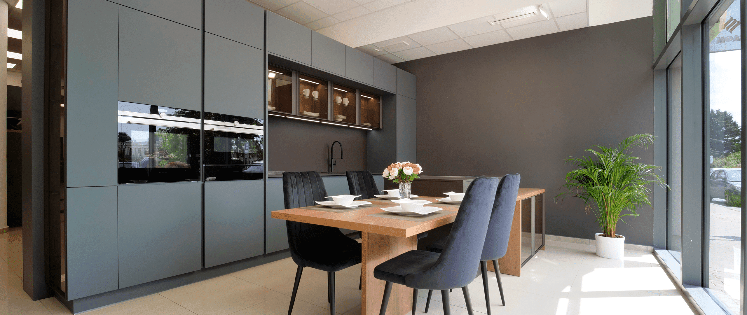 Kuchyně NaNoTeQ MaTT Zelená | NaNoTeQ MaTT Hnědá| Dub Cognac