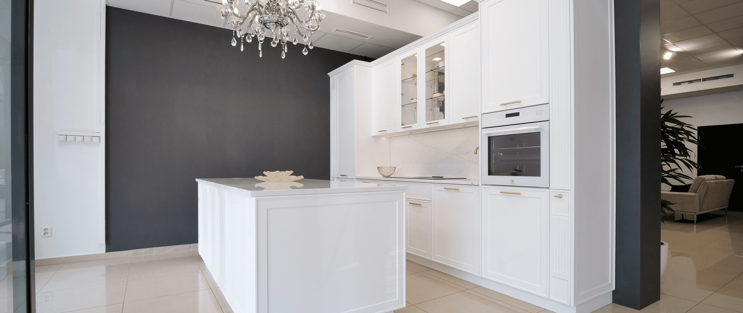 Kuchyně Evermatt Bílá | Silestone Ethereal Glow I.
